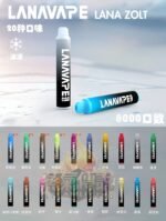 LANA Zolt 8000口Puffs拋棄式一次性電子煙 - 南極冰：圖片 2